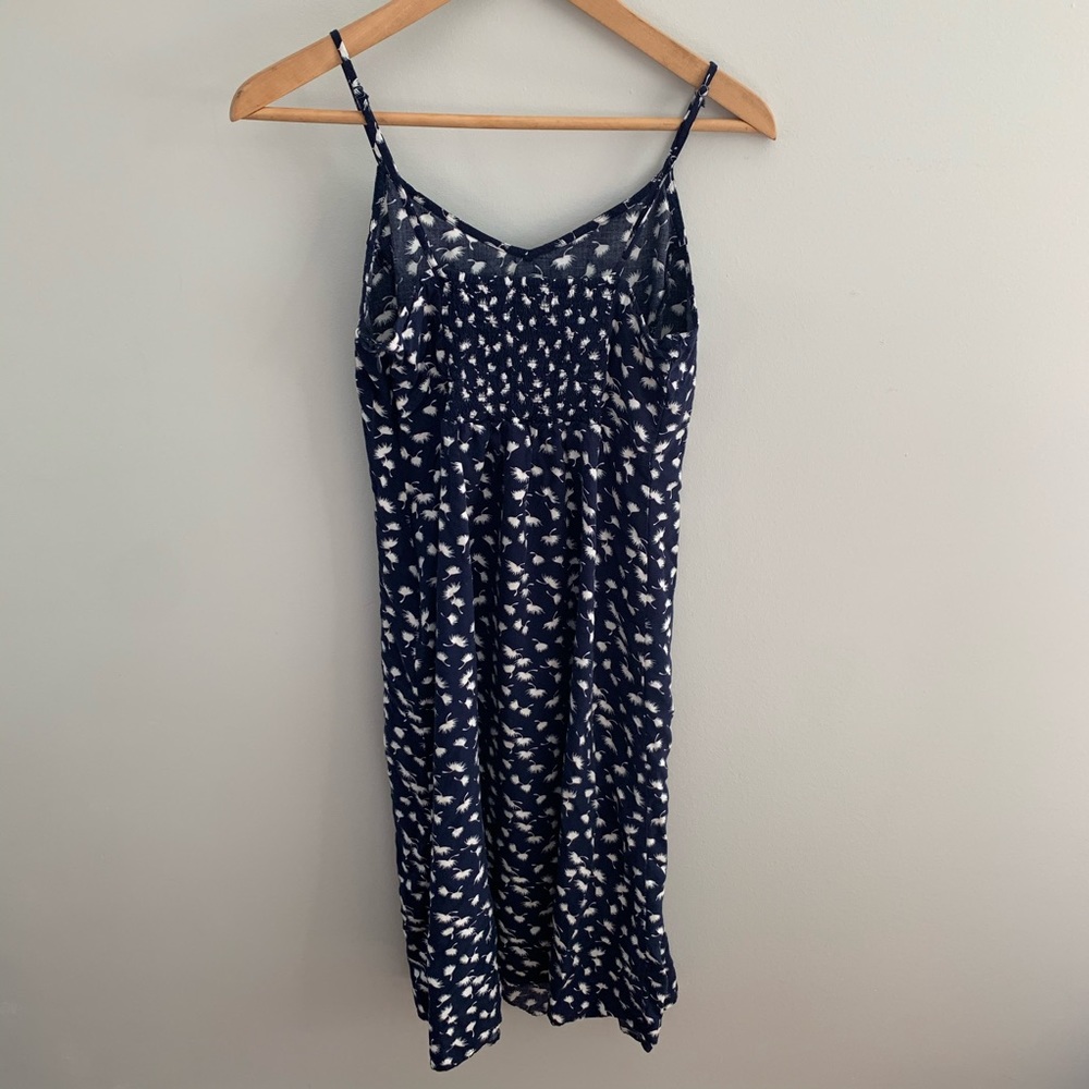 Old Navy | Midi Cami Dress Navy Dandelion Print - Picture 6 of 8